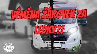 Měníme žárovky v obyňáku za LEDky H7 LED Ostram nightbraker #ledH7