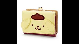 Sanrio Hello Kitty Pocketbook My Melody KT Cat Cinnamon Roll Pringle Kuromi PU Leather Wallet Cute F