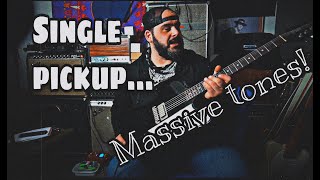 SINGLE PICKUP GUITARS: GETTING ALL THE TONES FROM A FENDER ESQUIRE or GIBSON LES PAUL JUNIOR!