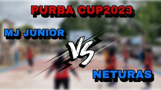 TURNAMEN BOLA VOLI PUTRI PURBA CUP2023‼️MJ JUNIOR VS NETURAS SET KE 3