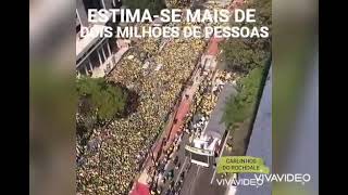 BOLSONARO na Av. Paulista/SP, 07 de setembro de 2021, mais de dois milhões de Patriotas presentes.