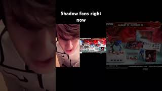 Shadow fans: #shadow #sonicthehedgehog #sonicxshadowgenerations #memes #tiktok #gamer