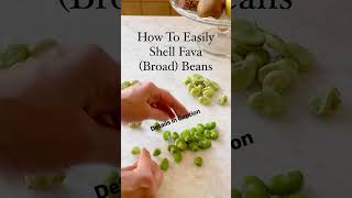 Easy & Fun Way to Shell Fava (Broad) Beans