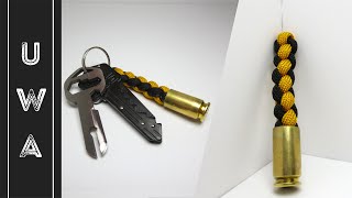 How to make a Paracord Bullet Keychain/Lanyard [UWA ORIGINAL DESIGN]