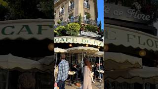 Breakfast 🍳☕️🥐 Café de Flore 🇫🇷 #paris #cafedeflore #shorts