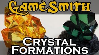 Crystal Formations Scatter Terrain for your Tabletop Game (2019) GameSmith S01E009