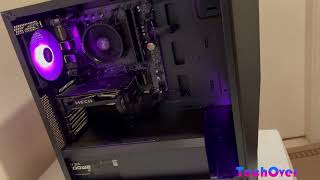 Ryzen 5 3600 RX 6500 XT Budget Pcie 4.0 RGB build, CM MasterBox K501L