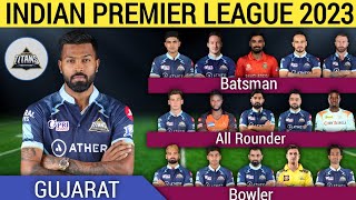 IPL Mini Auction 2023 | Gujarat Titans| Gt Final Squad List  | Gt Best & New Squad| IPL Auction 2023