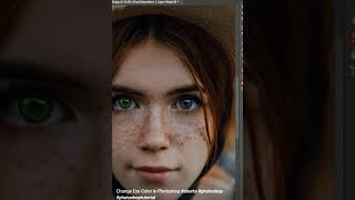 Change Eye Color in Photoshop how to make Photoshop cc2023