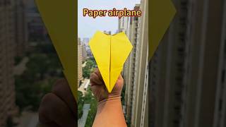 #shorts Throw a paper airplane that flies far and high