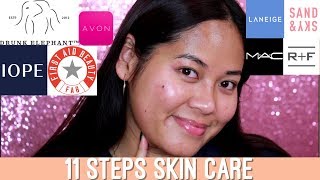 11 Steps Skincare Demo | K Beauty | Drunk Elephant