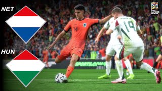 Netherlands vs Hungary [4K] - UEFA Nations League 2025, 5ª Giornata