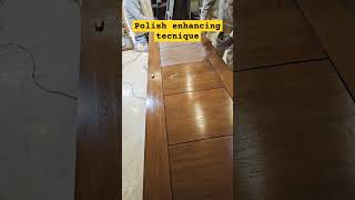 Door polish!polish technique#woodwork #interiordesign #youtubeshorts