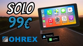 ¡Transforma Tu Coche en un Centro Multimedia! 🚗🎶   Pantalla OHREX F760W con CarPlay y Android Auto