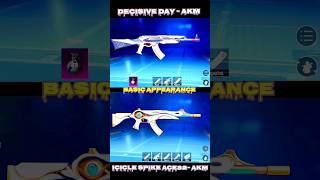 decisive Day akm and ace32 akm || comparison || new akm skin pubg mobile #akm #pubg  #shorts