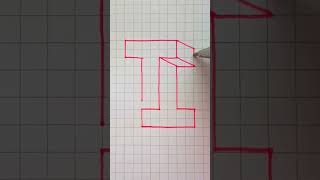 How to Draw 3D Illusion Easy 🤔 | Optical Illusion Drawing Tutorial #shorts, #draw, #easy