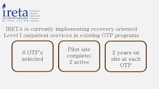 Improving Clinical Quality in Methadone Treatment: Results of a 2 Year Pilot