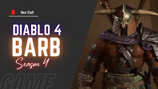 Season 4 Diablo 4 Barbarian new items and build info, Barb still Dominates!!