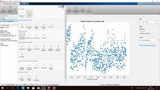 Regression Learner App in Matlab  (machine learning) with prediction