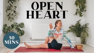 30 minute | OPEN HEART ❤️ YIN YOGA FLOW FOR SPINE & SHOULDERS