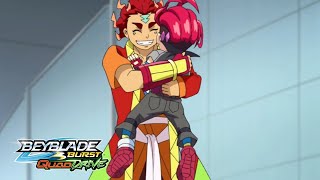 Bel meets up with Rashad ENGLISH DUB | Beyblade Burst Quad-Drive Episode 5