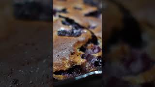 CAST IRON BLUEBERRY CAKE #shorts