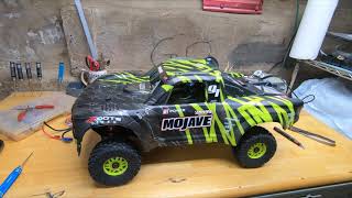 #165 PART 2 , ARRMA MOJAVE , $25 TO $210 TO FIX AFTER 25 TO 30 LIPO PACKS , CHECK YOUR BEARINGS