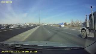 Driving in Ontario: Highway 400/401 (Toronto) to Vaughan Mills (Vaughan)