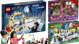 All new LEGO 2020 Advent Calendars Harry Potter, City and Friends