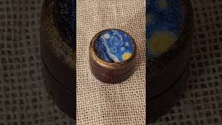 Unique engagement ring box #shorts #proposalRingbox #vintagebox  #VincentVanGogh #VanGoghStarryNight