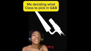 Me deciding what class to choose in Guts and blackpowder #funny #gutsandblackpowder