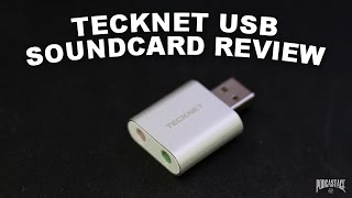 TeckNet Aluminum USB Sound Adapter Review / Sound Test