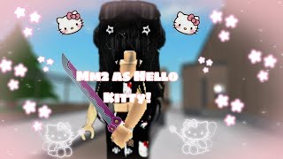 mm2 gameplay as hello kitty! #mm2 #gameplay #hellokittty