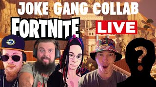 🔴 FORTNITE with Chris, Joke, Halfman, Harley & Mystery Person!