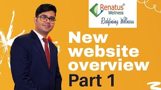 Renatus Nova | overview of new website | Renatus Wellness | MLM