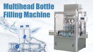 High Speed Liquid PET Bottle Filling Machine |  Multi Nozzles Filling Machine for Water, Oil, Juice