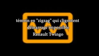 ZIGZAG allumé Renault Twingo