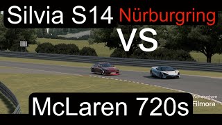 Drift Car meets Exotic Car McLaren 720s vs Silvia S14 Nürburgring (Assoluto Racing)