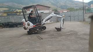 MINIESCAVATORE BOBCAT 320 CARRO FISSO STRETTO 2002