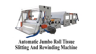 High speed raw material jumbo roll paper slitting and rewinding machine