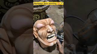 Narkasur face paint 🎨📍 #narkasur #ogohogoh #ravan