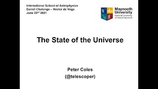 The State of the Universe