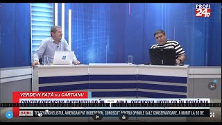 VERDE N FAȚĂ cu Razvan Corneteanu si Grigore Cartianu,  8 IUNIE 2023