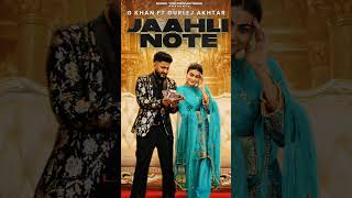 Jaahli Note | G Khan | Gurlej Akhtar (feat. Mahi SHARMA) #shortsfeed #viralreel #trendingshort