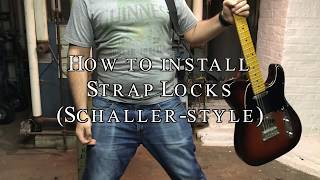 Install Strap Locks Yourself! (Schaller-style)