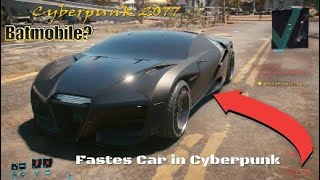 How to find the Fastes Car (Caliburn) in Cyberpunk 2077 (Batmobile Easter egg )