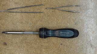 10min SNAP-ON SCREWDRIVER FIX FREE!