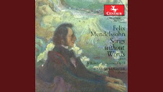 Lieder ohne Worte (Songs without Words) , Book 2, Op. 30: No. 8 in B-Flat Minor, Op. 30, No. 2