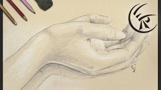 Drawing "Women hands" ►► Timelapse