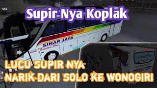 Bus Simulator Indonesia Akhirnya Sampai WonoGiri Bareng Supir Super Lucu,Livery Sinar Jaya JB3